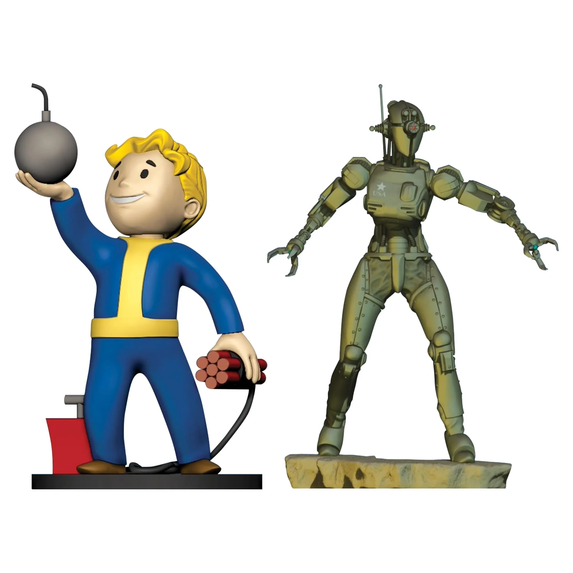 Fallout Series 2 Vault Boy Explosives and Assaultron Mini Figure Set Gallery Image 5