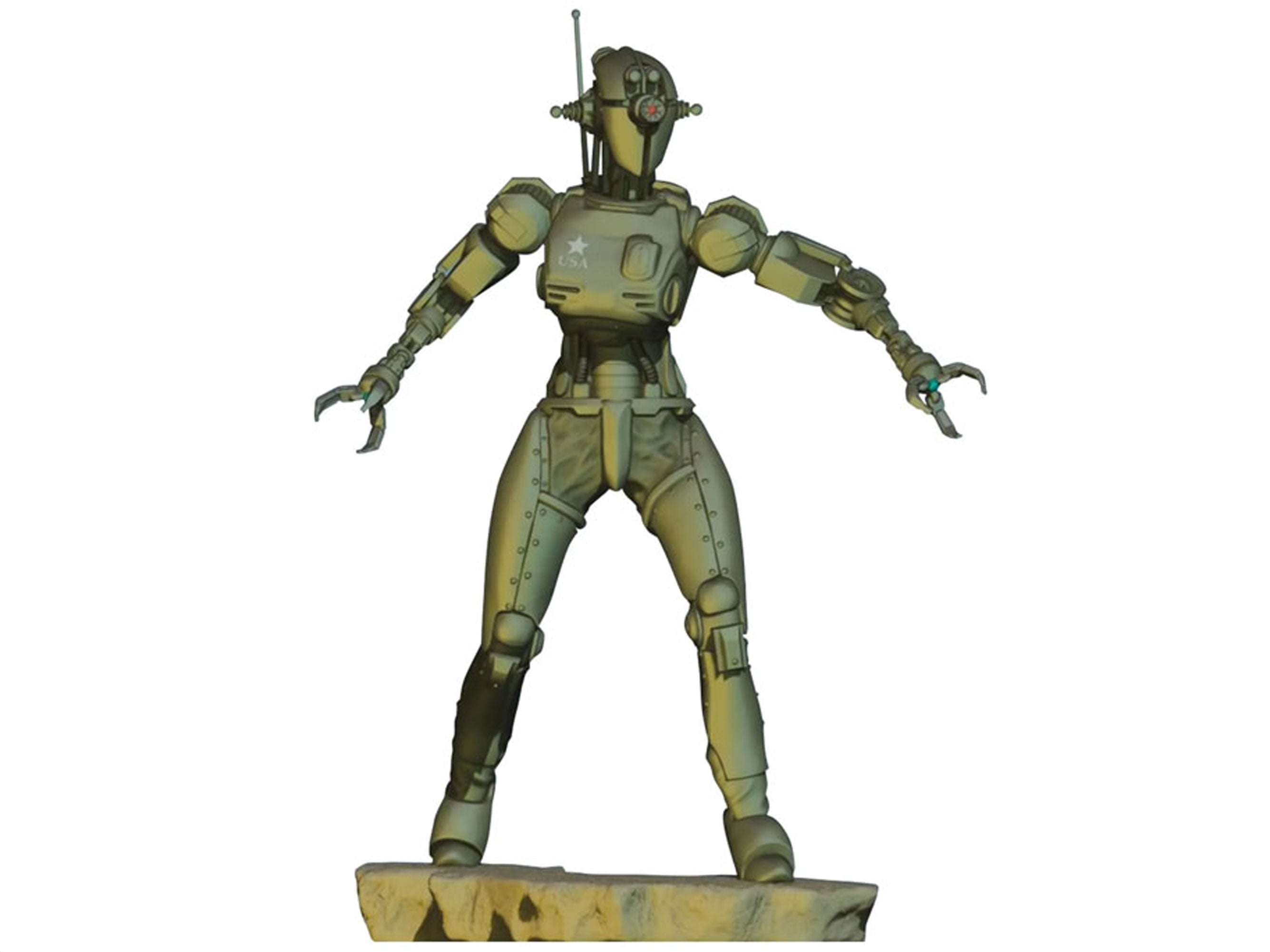 Fallout Series 2 Vault Boy Explosives and Assaultron Mini Figure Set Gallery Image 4