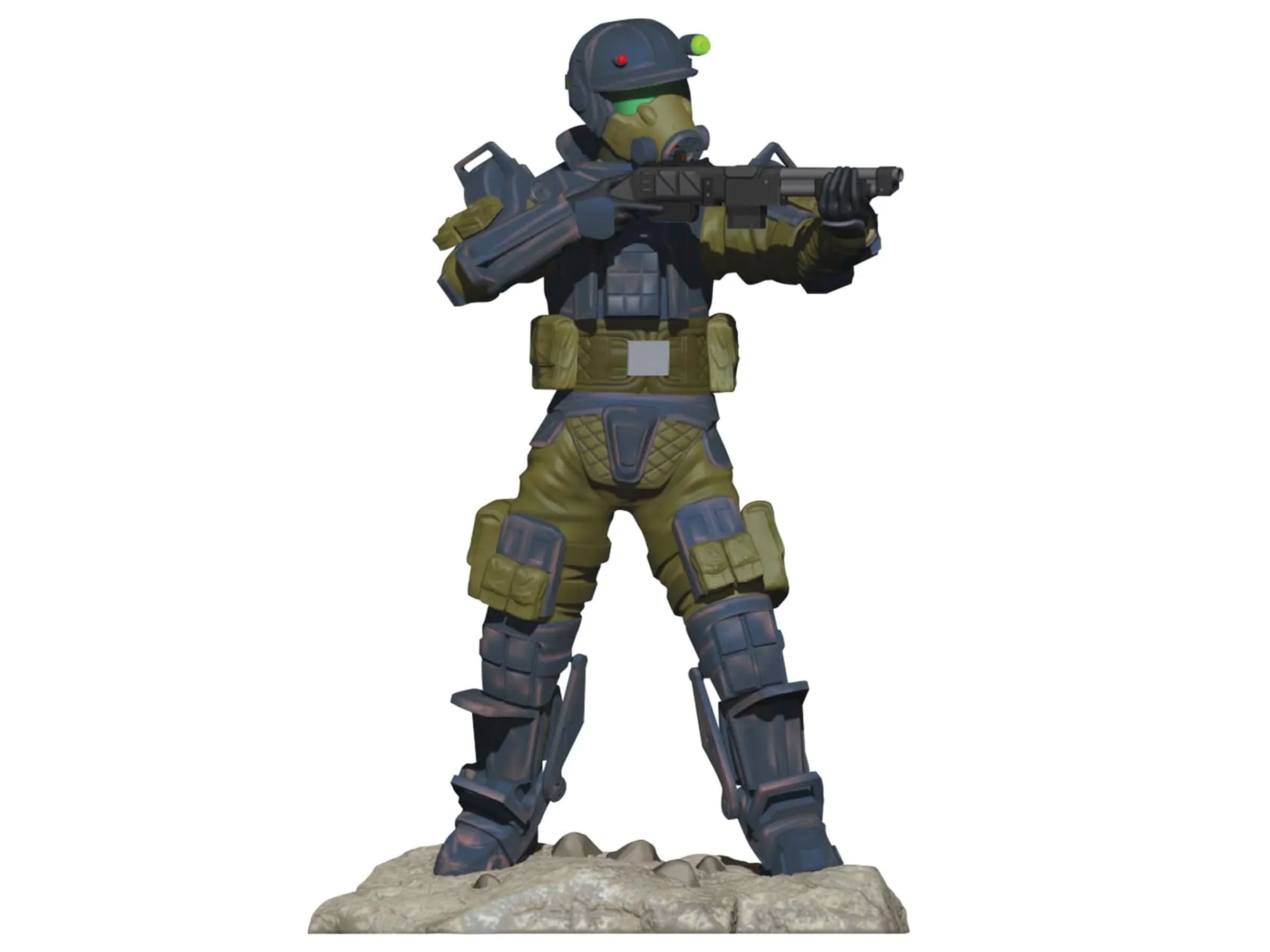 Fallout Series 2 Mirelurk Queen and Marine Armor Mini Figure Set Gallery Image 4