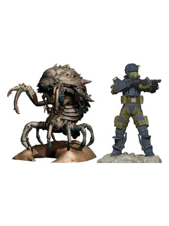 Image of Fallout Series 2 Mirelurk Queen and Marine Armor Mini Figure Set