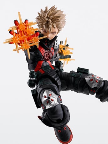My Hero Academia S.H.Figuarts Katsuki Bakugo (The Beginning) Action Figure (Autographed and Cased) Gallery Image 2