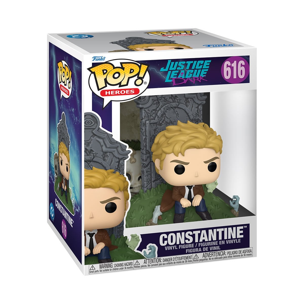 Justice League Dark Pop! Heroes #616 Deluxe Constantine​ (Autographed and Cased) Gallery Image 3
