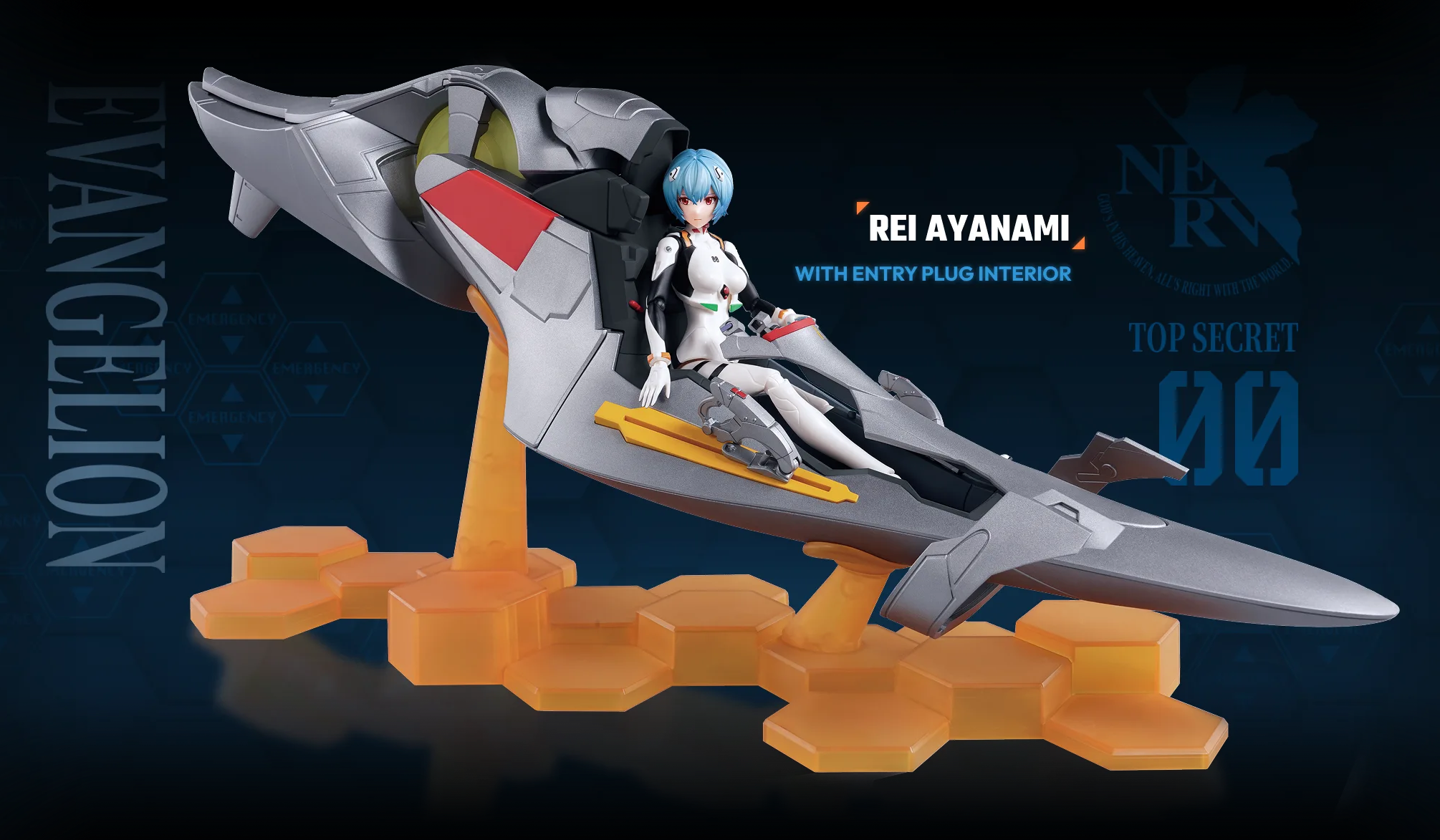 Neon Genesis Evangelion Fantastics Series #01 Rei Ayanami (with Entry Plug Interior) Model Kit Gallery Image 3