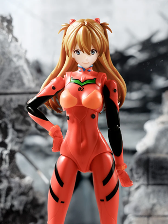 Neon Genesis Evangelion Fantastics Series #03 Asuka Shikinami Langley (Plug Suit Ver.) Model Kit Gallery Image 2