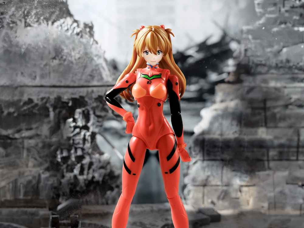 Neon Genesis Evangelion Fantastics Series #03 Asuka Shikinami Langley (Plug Suit Ver.) Model Kit Gallery Image 1