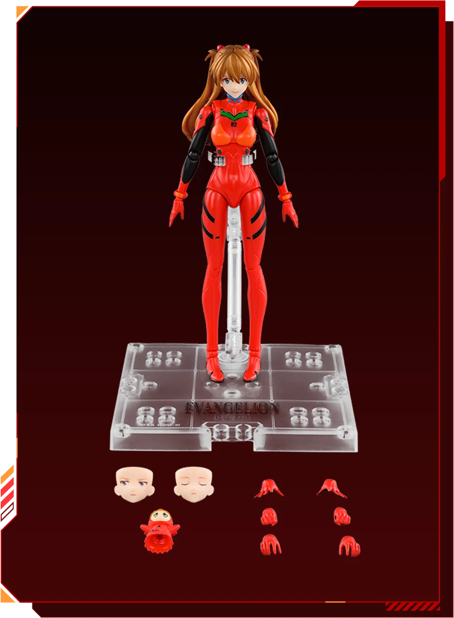 Neon Genesis Evangelion Fantastics Series #03 Asuka Shikinami Langley (Plug Suit Ver.) Model Kit Gallery Image 7