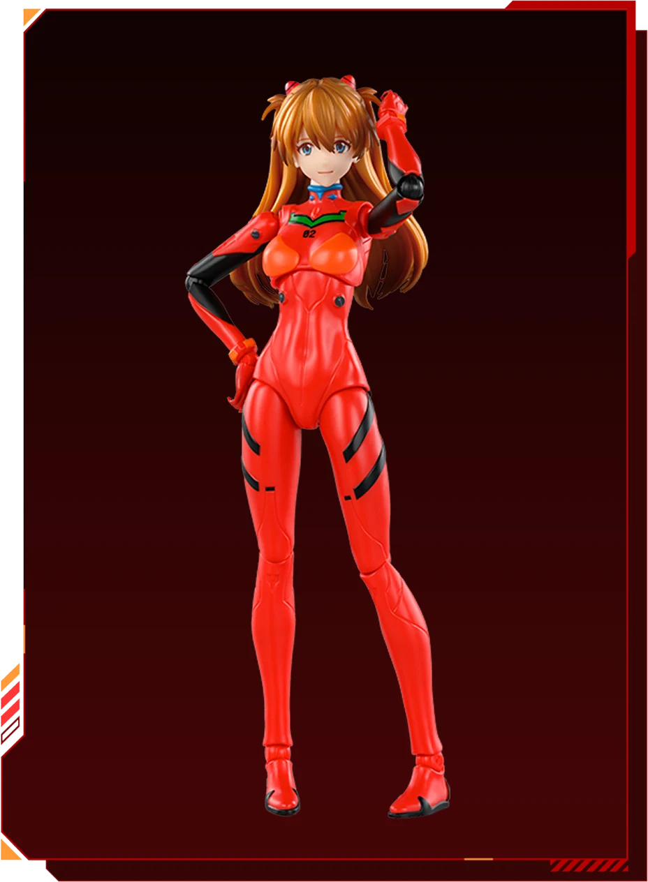 Neon Genesis Evangelion Fantastics Series #03 Asuka Shikinami Langley (Plug Suit Ver.) Model Kit Gallery Image 4