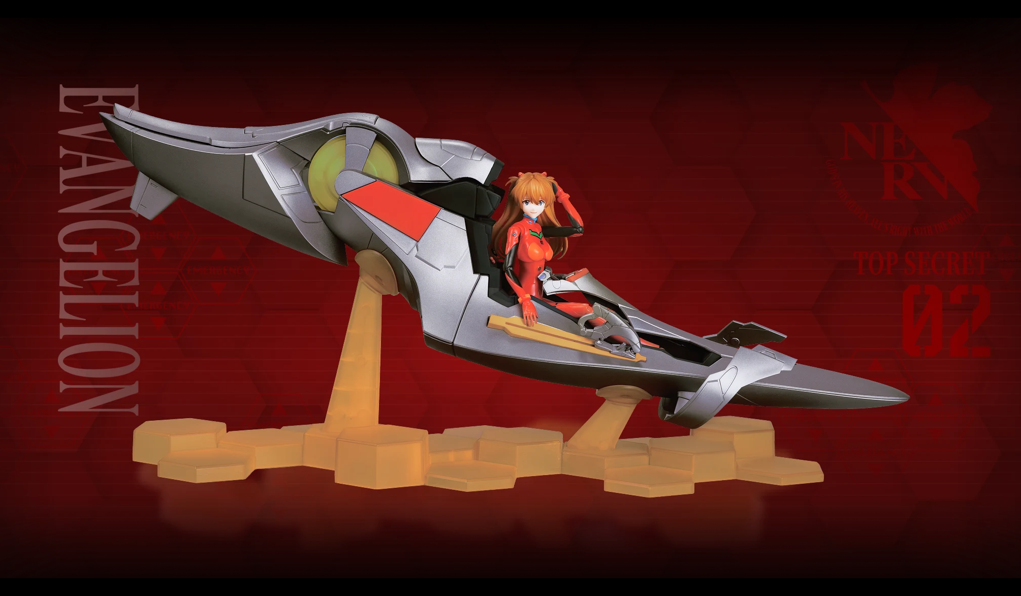 Neon Genesis Evangelion Fantastics Series #03 Asuka Shikinami Langley (with Entry Plug Interior) Model Kit Gallery Image 3