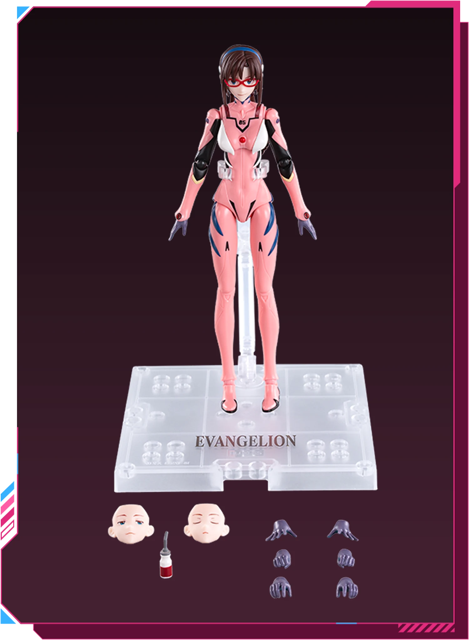Neon Genesis Evangelion Fantastics Series #02 Mari Makinami Illustrious (Plug Suit Ver.) Model Kit Gallery Image 7