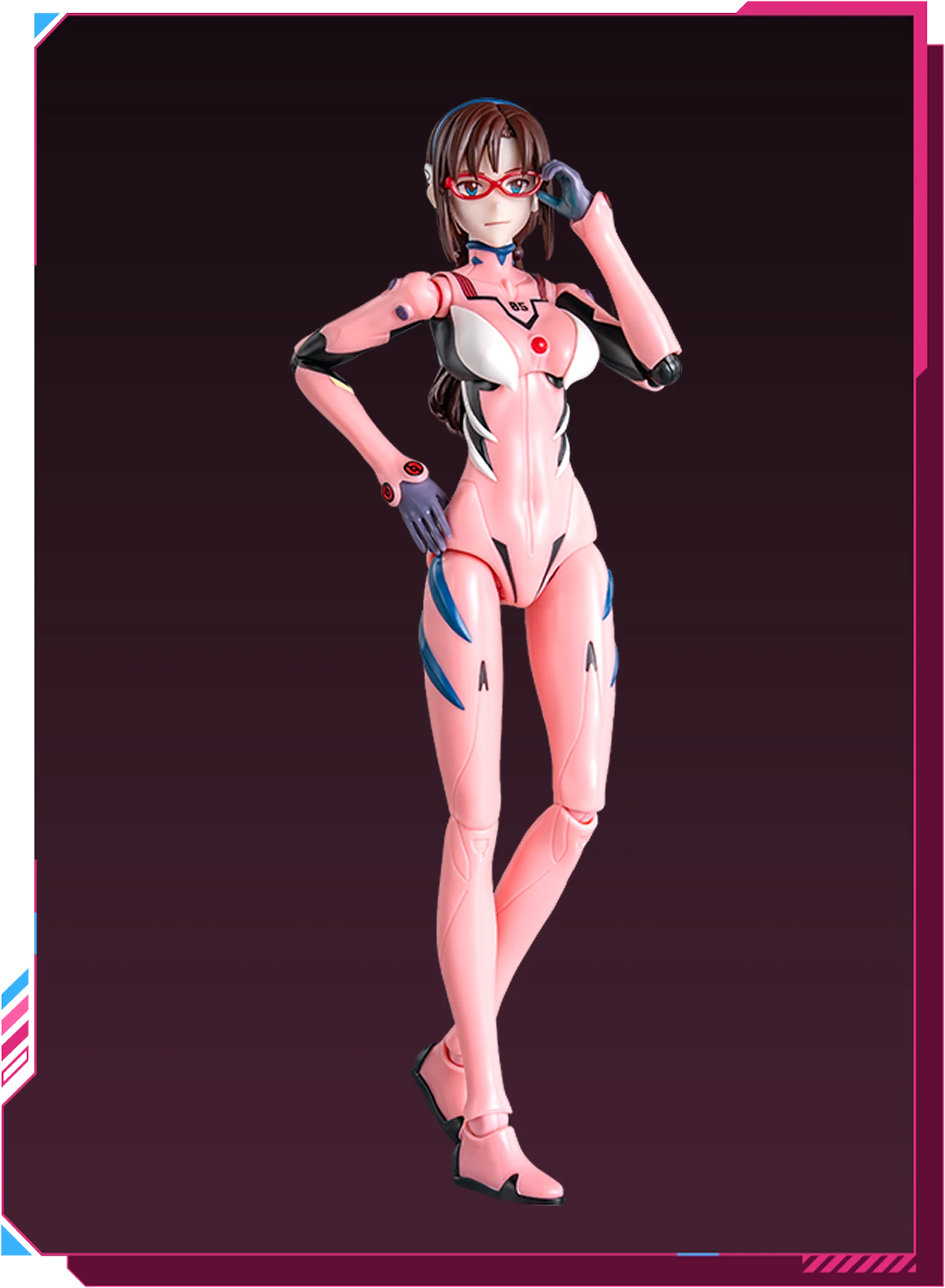 Neon Genesis Evangelion Fantastics Series #02 Mari Makinami Illustrious (Plug Suit Ver.) Model Kit Gallery Image 4