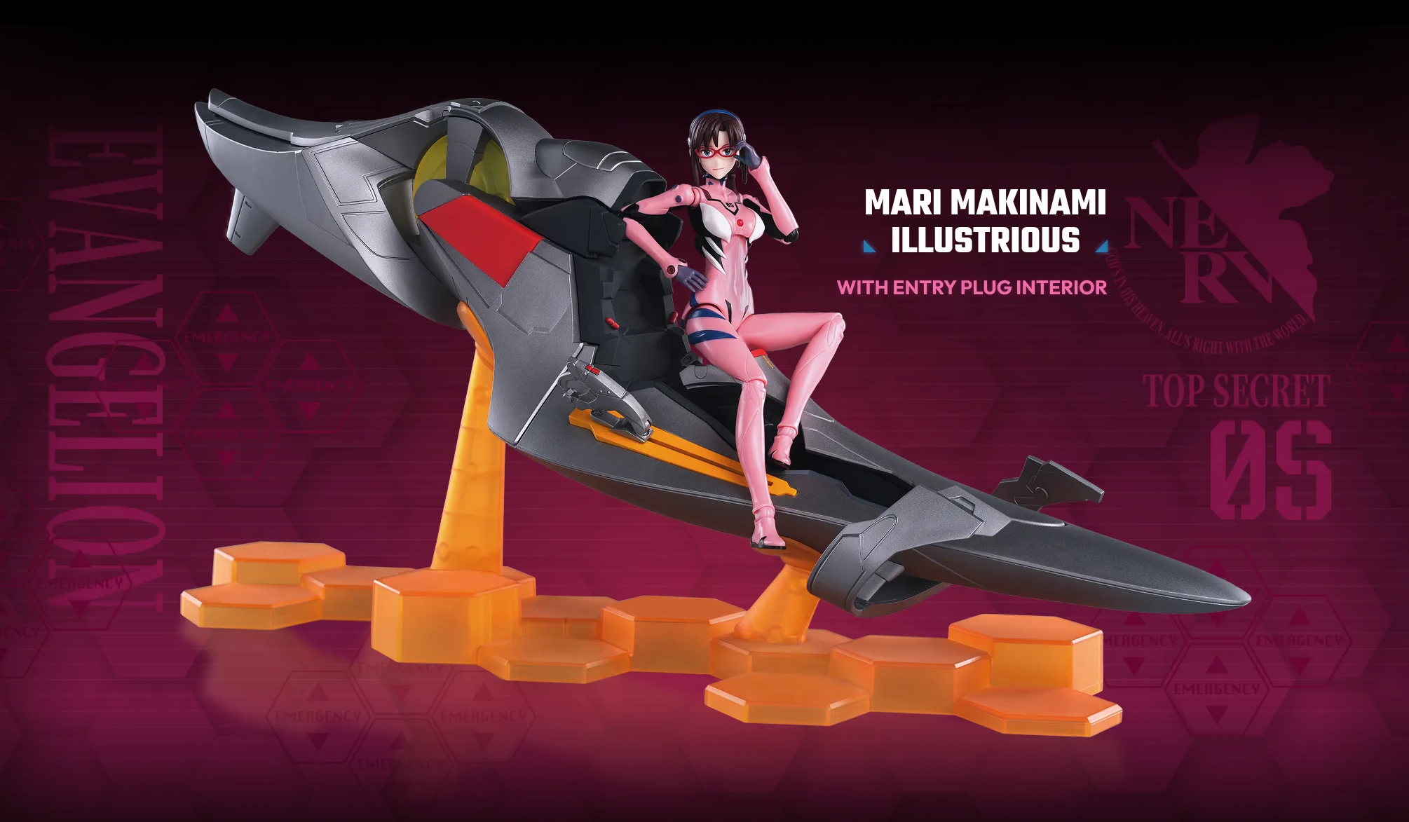 Neon Genesis Evangelion Fantastics Series #02 Mari Makinami Illustrious (with Entry Plug Interior) Model Kit Gallery Image 3