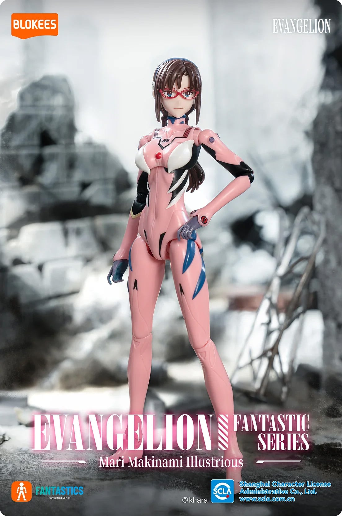 Neon Genesis Evangelion Fantastics Series #02 Mari Makinami Illustrious (with Entry Plug Interior) Model Kit Gallery Image 4