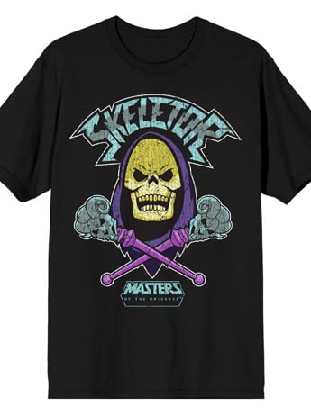 Masters of the Universe Skeletor Vintage Distressed T-Shirt Gallery Image 2