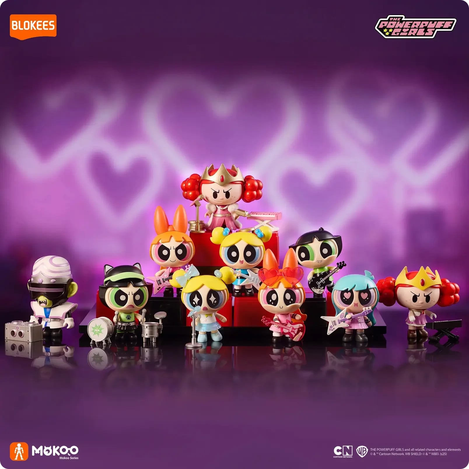 The Powerpuff Girls Mokoo Wave 01 Cute Beats Box of 9 Random Model