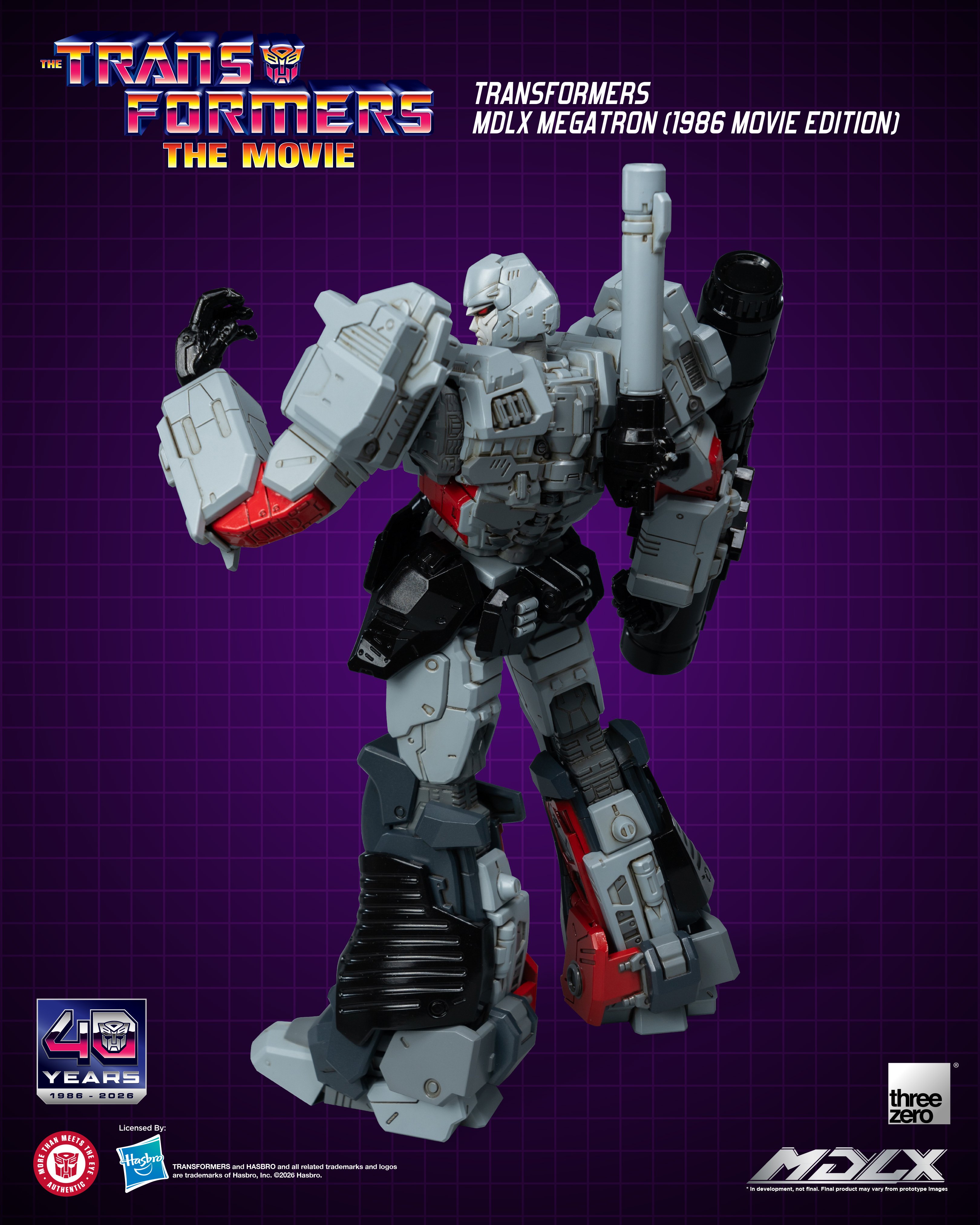 The Transformers: The Movie 40th Anniversary MDLX Megatron (1986 Movie Edition) Action Figure Gallery Image 6