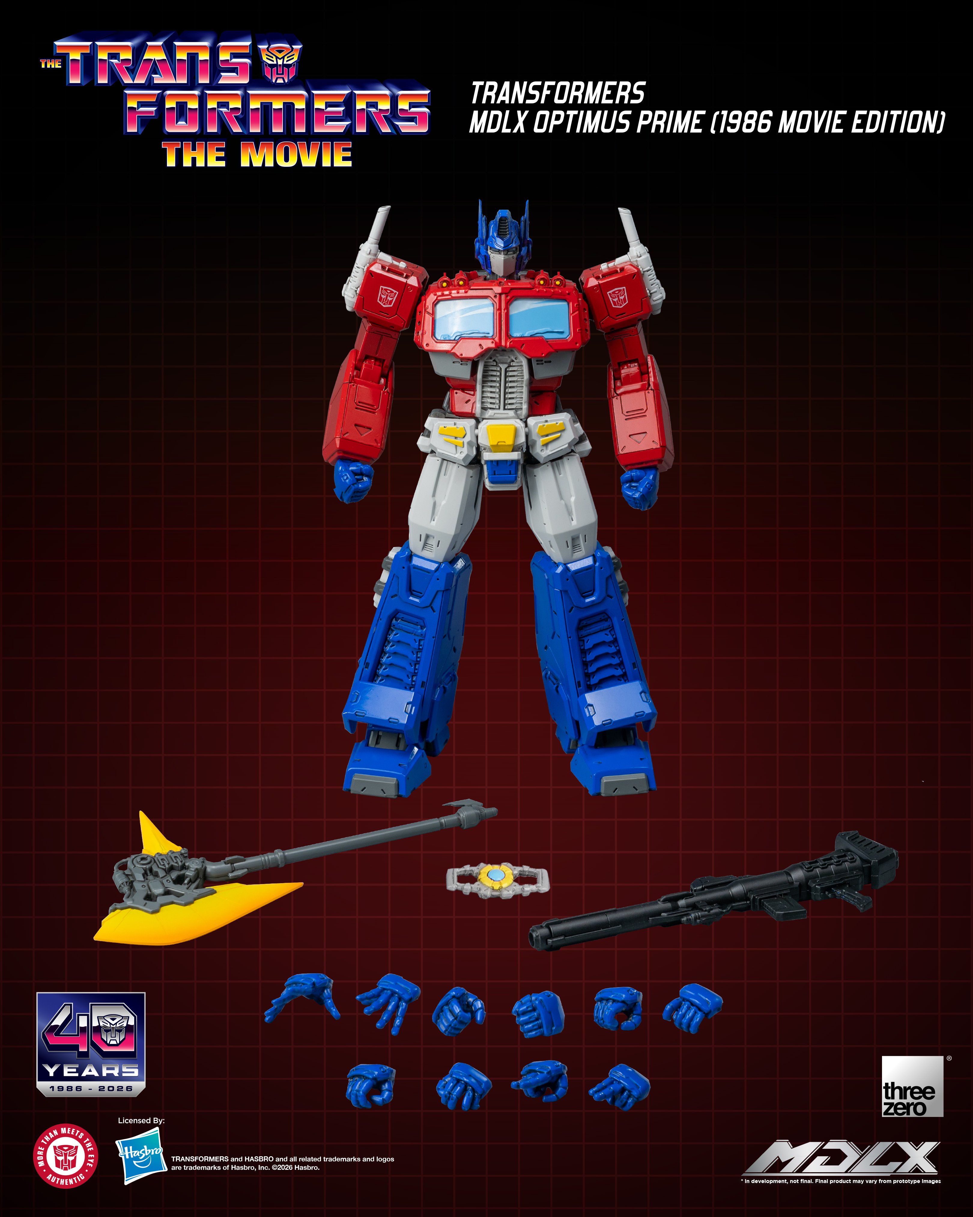 The Transformers: The Movie 40th Anniversary MDLX Optimus Prime (1986 Movie Edition) Action Figure Gallery Image 9