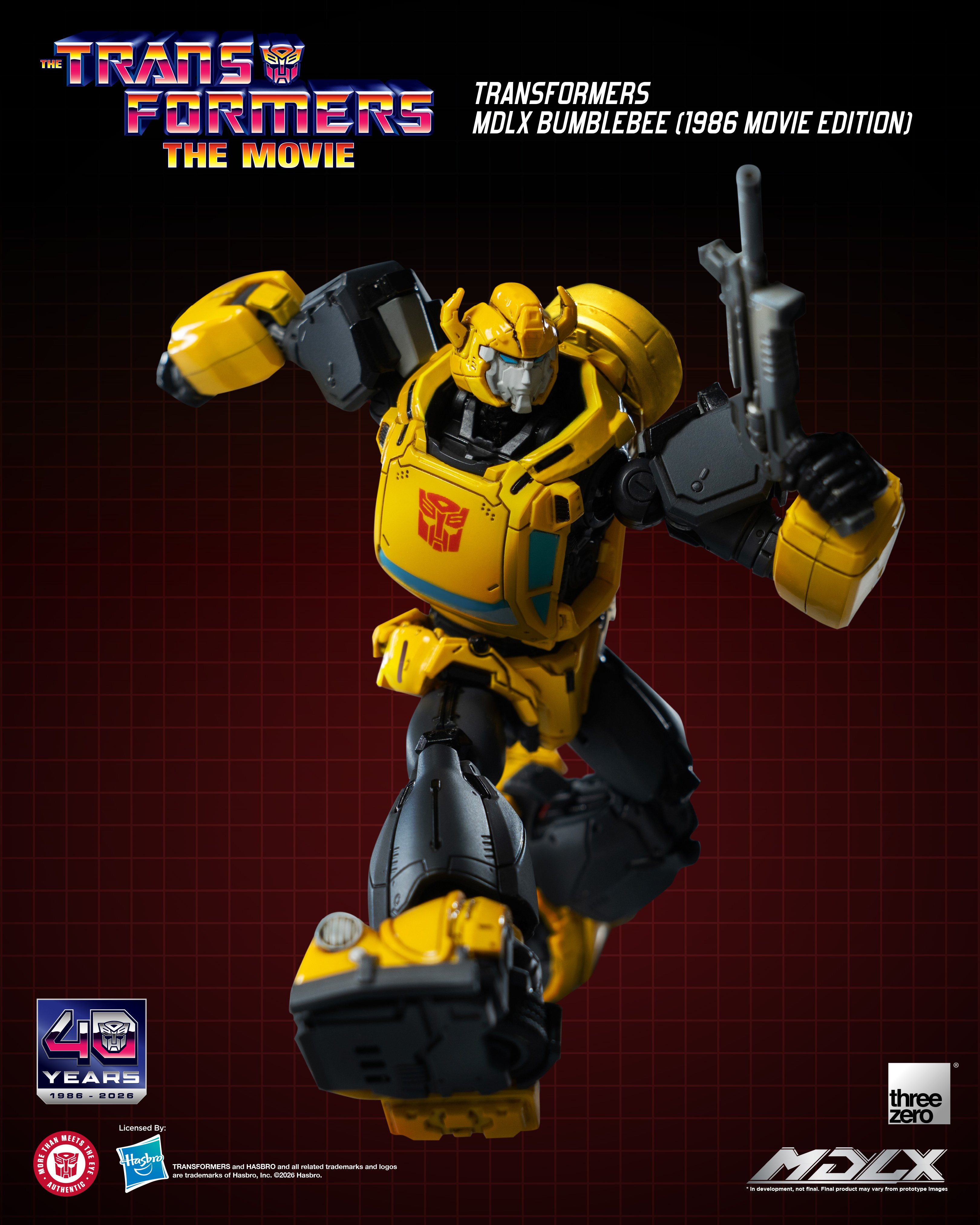 Bumblebee フィギュア The Transformers: The Movie 40th Anniversary MDLX Bumblebee (1986