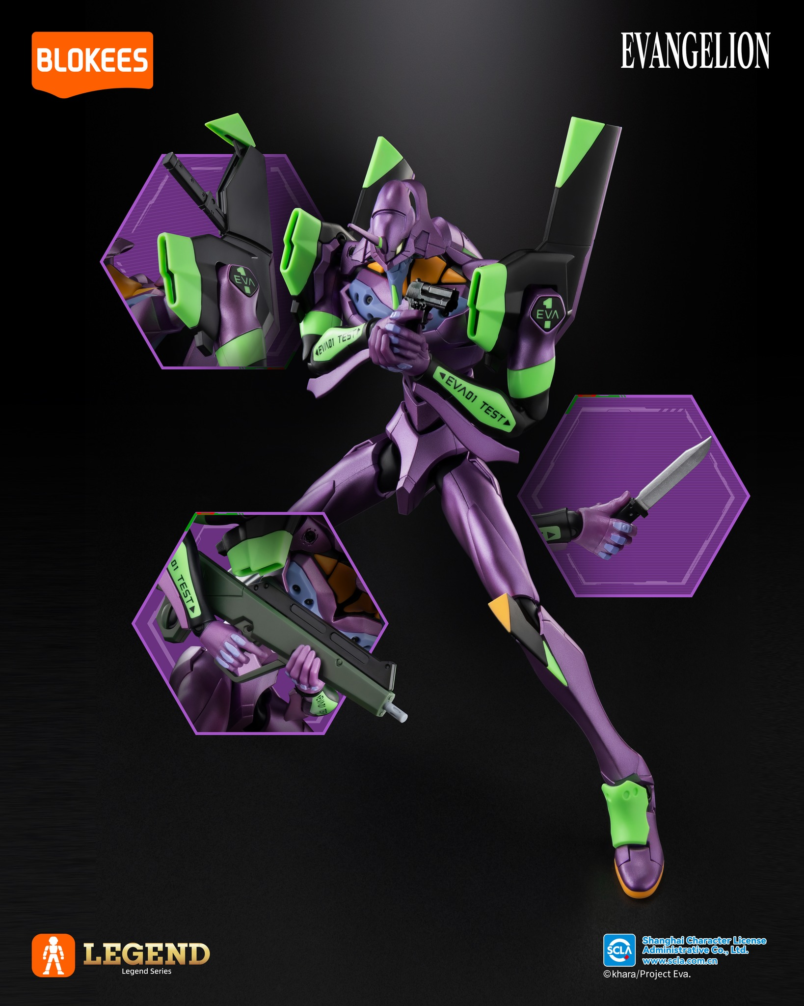 Neon Genesis Evangelion Legend Edition Evangelion Test Type-01 (TV Ver.) Model Kit Gallery Image 7