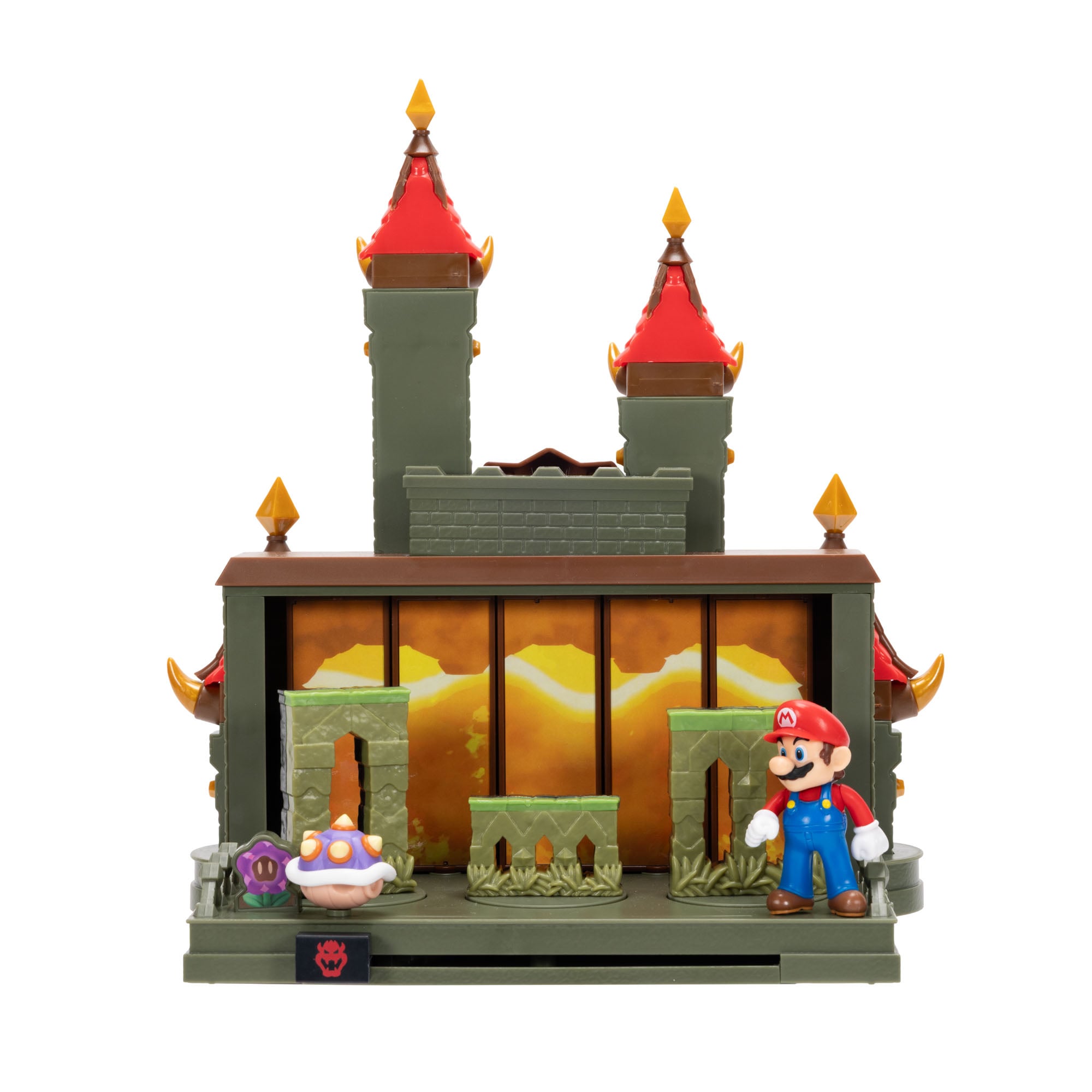 Super Mario Deluxe Wonder Bowser Jr. Castle Battle Playset Gallery Image 3