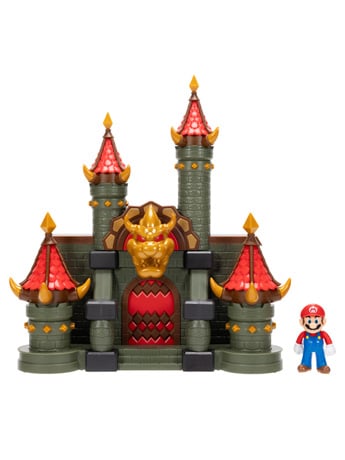 Image of Super Mario Deluxe Wonder Bowser Jr. Castle Battle Playset