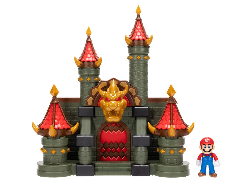 Super Mario Deluxe Wonder Bowser Jr. Castle Battle Playset Gallery Image 1