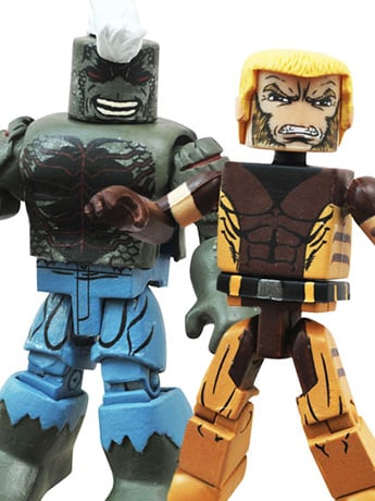 Marvel Minimates Wave 62 Axis Uncanny Sabretooth & Kluh Gallery Image 2