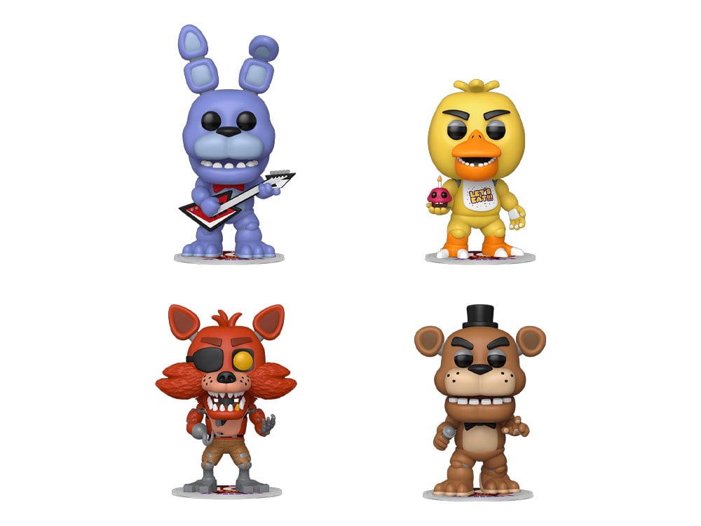 Five Nights at Freddy's Pop! Games Freddy, Bonnie, Chica & Foxy