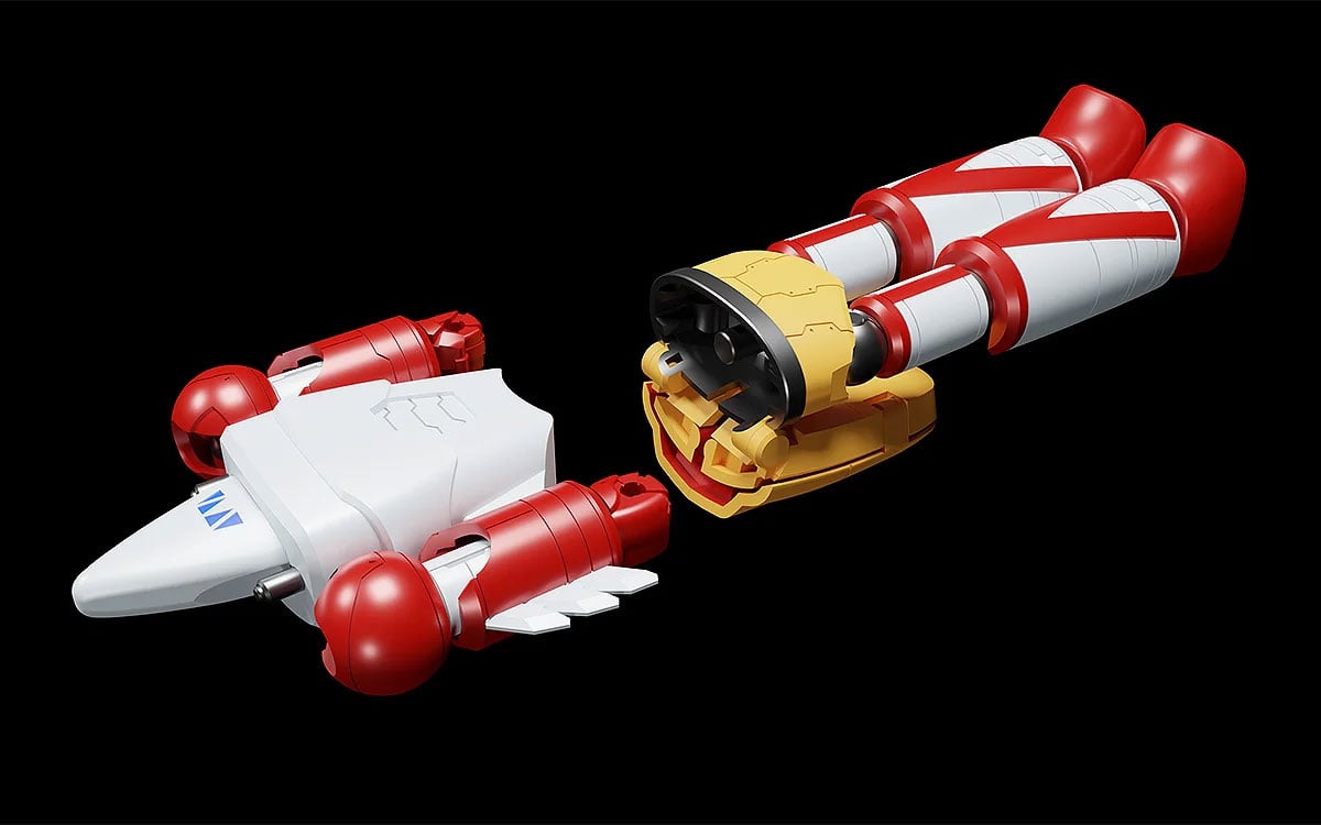Getter Robo Moderoid Miniature Combing & Transforming Getter 1 Model Kit (Reissue) Gallery Image 8