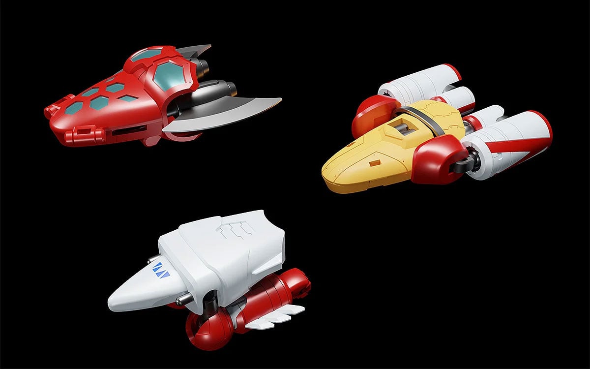 Getter Robo Moderoid Miniature Combing & Transforming Getter 1 Model Kit (Reissue) Gallery Image 7
