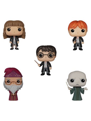 Harry Potter Pop! Harry Potter, Lord Voldemort, Hermione Granger, Albus Dumbledore & Ron Weasley Five-Pack Gallery Image 2