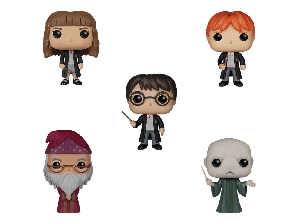 Harry Potter Pop! Harry Potter, Lord Voldemort, Hermione Granger, Albus Dumbledore & Ron Weasley Five-Pack Gallery Image 1