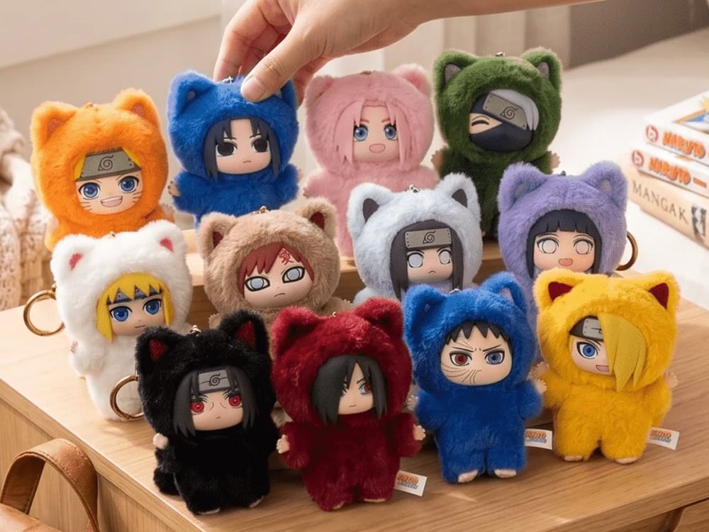 Naruto: Shippuden Kitten Land Random Vinyl Plush Keychain