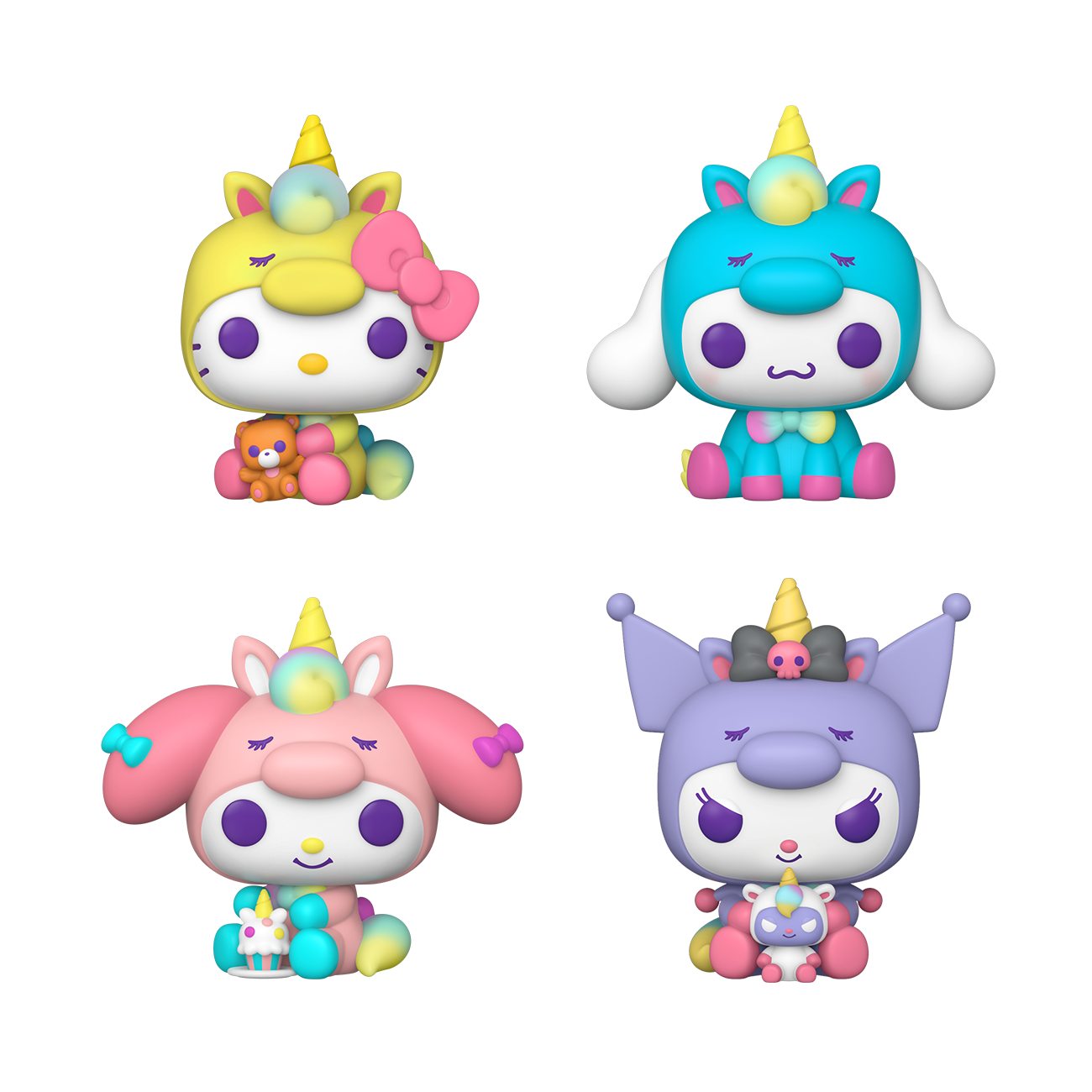 Hello Kitty and Friends Pop! Hello Kitty, Cinnamoroll, My Melody & Kuromi Four-Pack Gallery Image 4