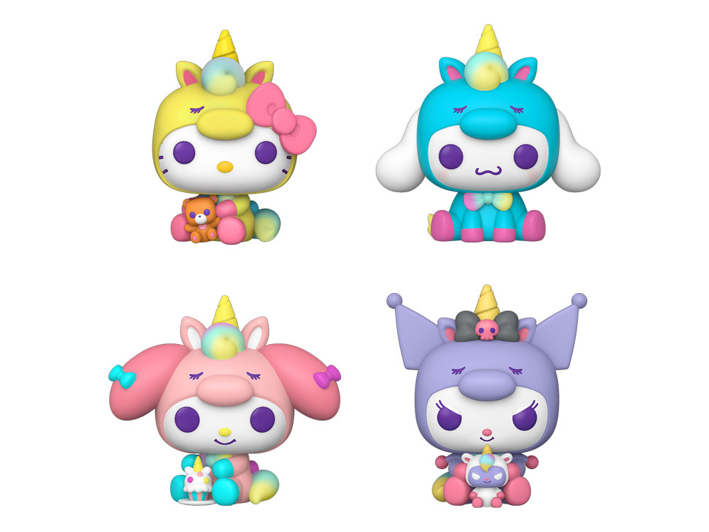 Hello Kitty and Friends Pop! Hello Kitty, Cinnamoroll, My Melody & Kuromi Four-Pack Gallery Image 1