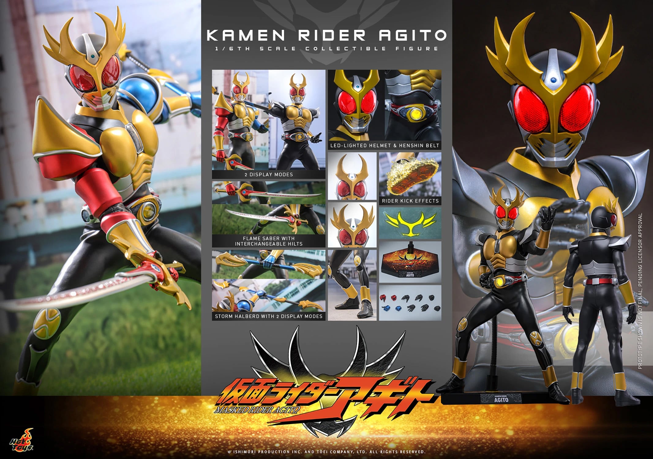Kamen Rider Agito TMS192 Kamen Rider Agito 1/6th Scale Collectible Figure Gallery Image 25