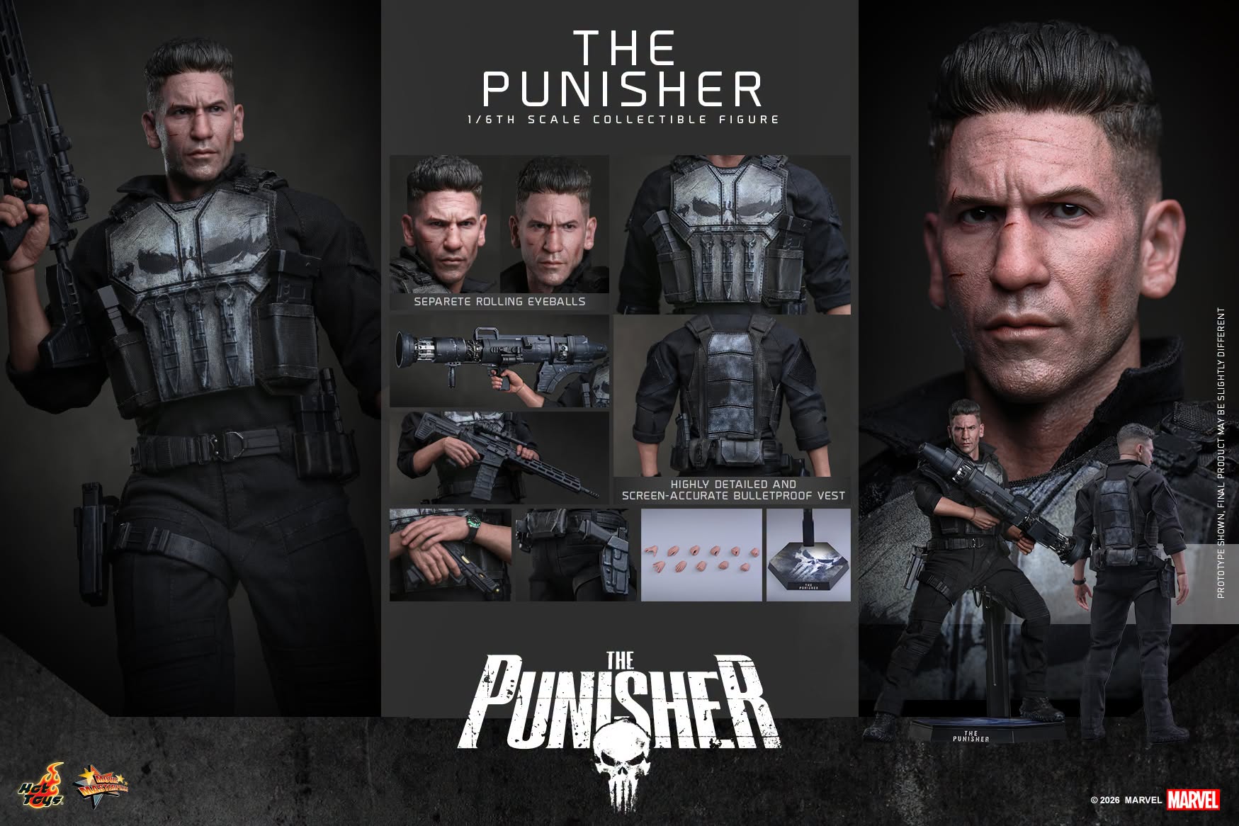 The Punisher MMS904 The Punisher 1/6th Scale Collectible Figure Gallery Image 24