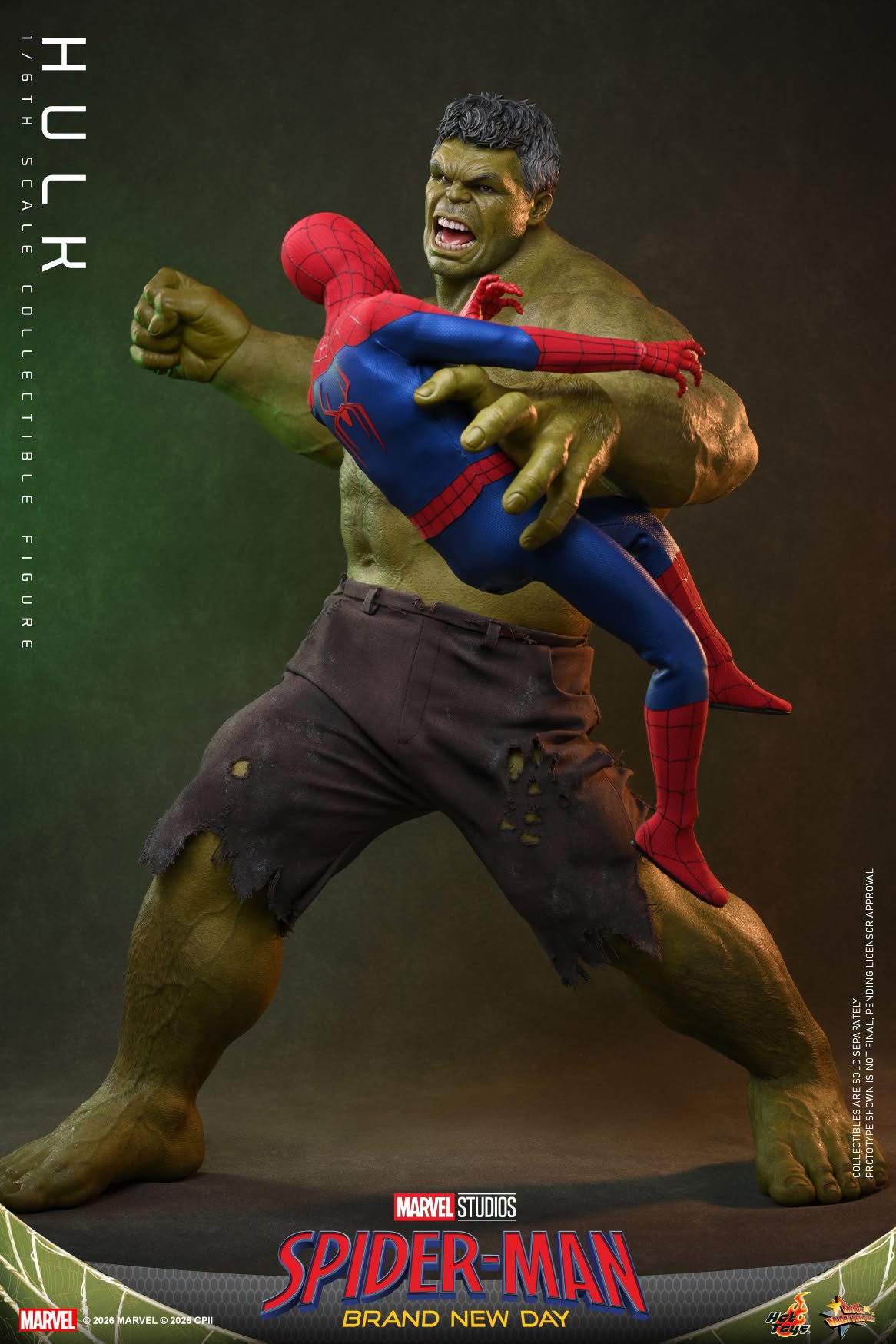Spider-Man: Brand New Day MMS905 Hulk 1/6th Scale Collectible Figure Gallery Image 9