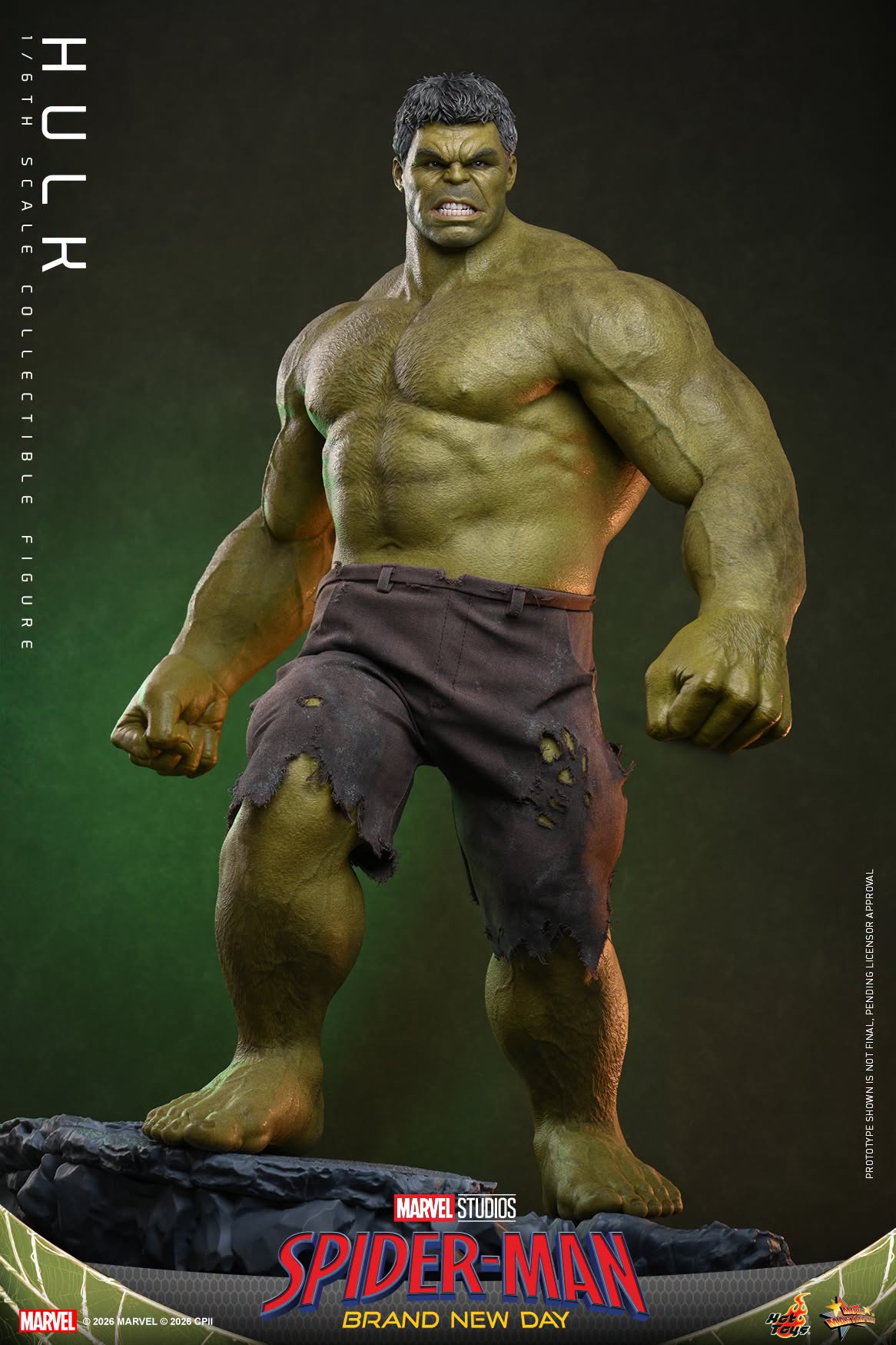 Spider-Man: Brand New Day MMS905 Hulk 1/6th Scale Collectible Figure Gallery Image 5