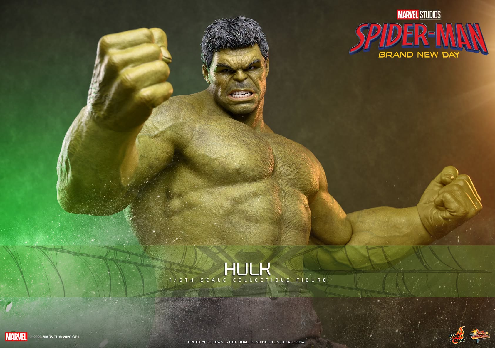 Spider-Man: Brand New Day MMS905 Hulk 1/6th Scale Collectible Figure Gallery Image 3