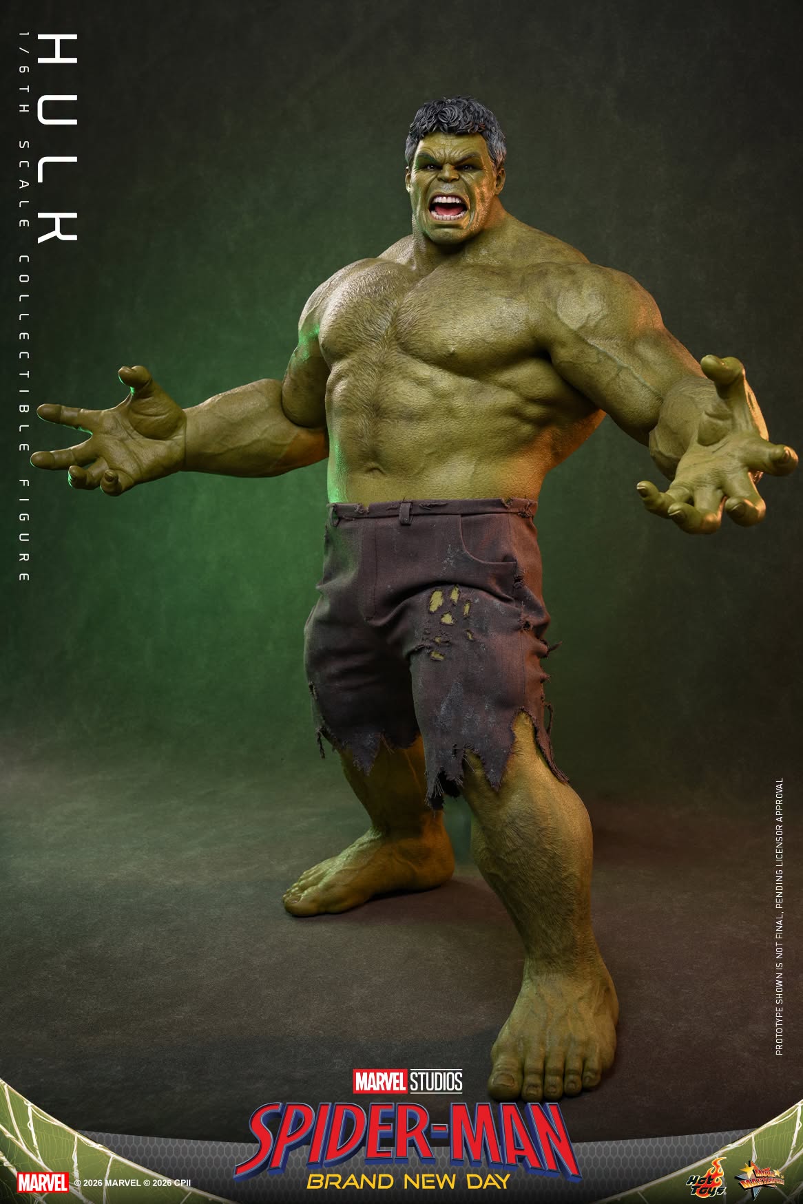 Spider-Man: Brand New Day MMS905 Hulk 1/6th Scale Collectible Figure Gallery Image 7
