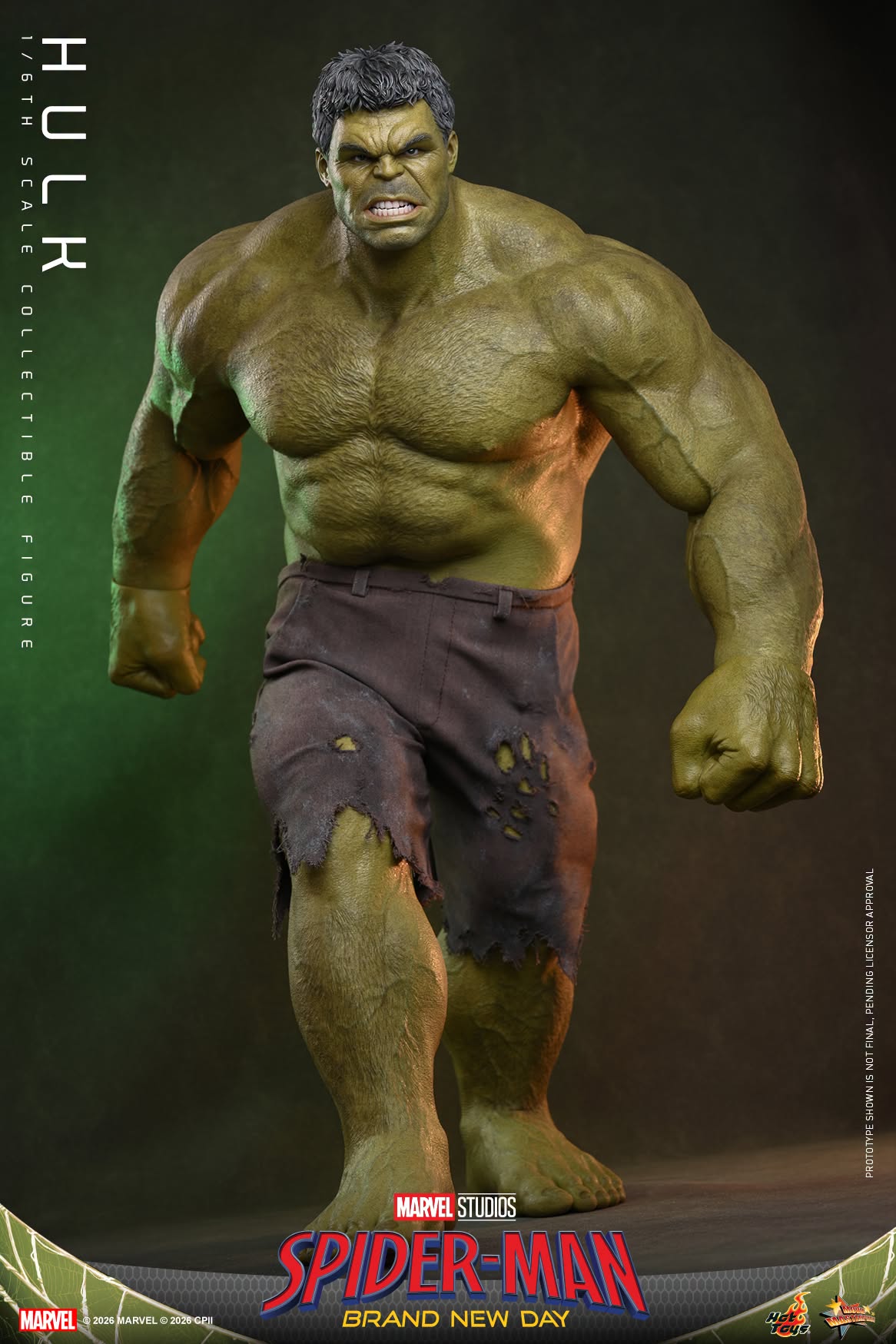 Spider-Man: Brand New Day MMS905 Hulk 1/6th Scale Collectible Figure Gallery Image 4