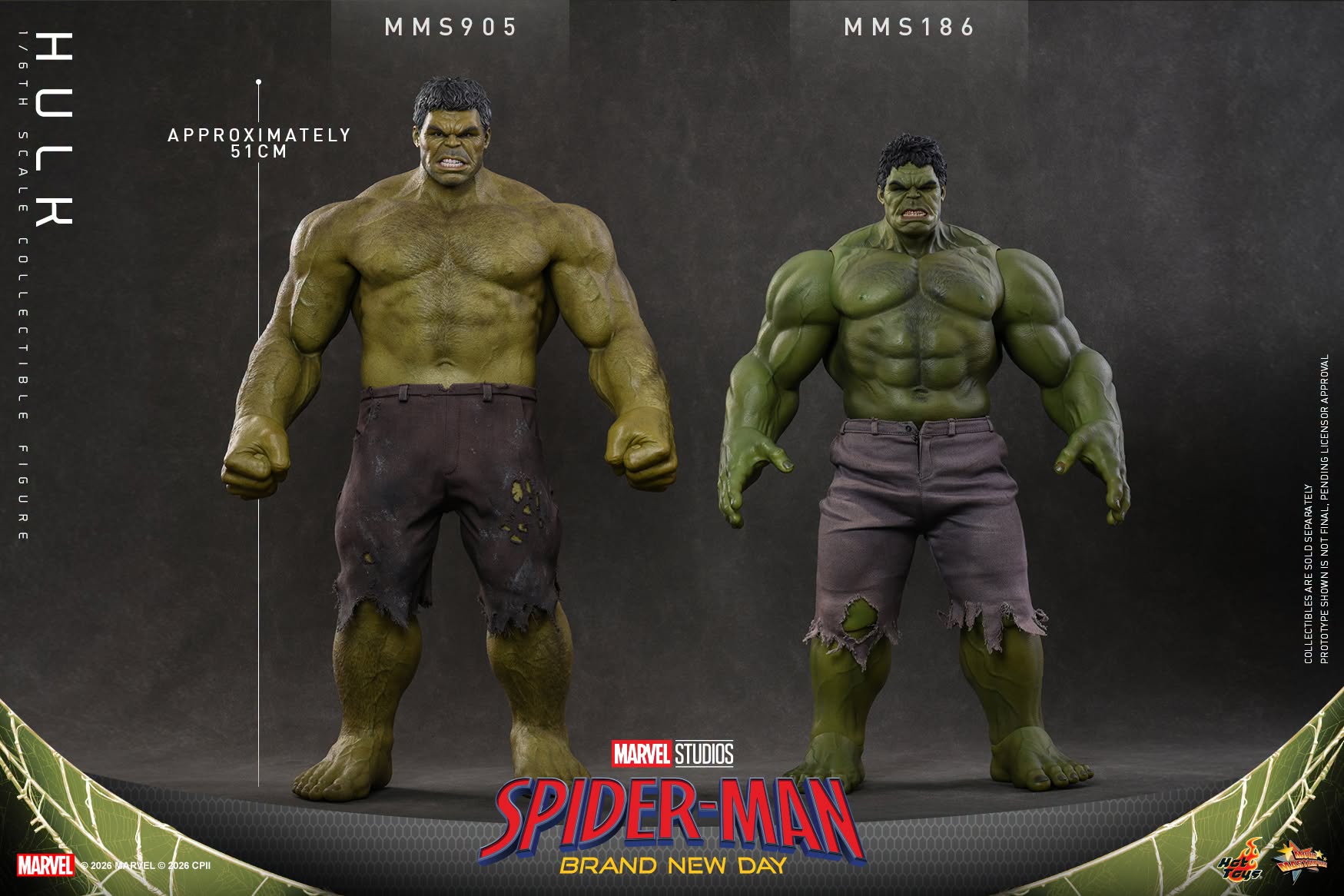 Spider-Man: Brand New Day MMS905 Hulk 1/6th Scale Collectible Figure Gallery Image 22