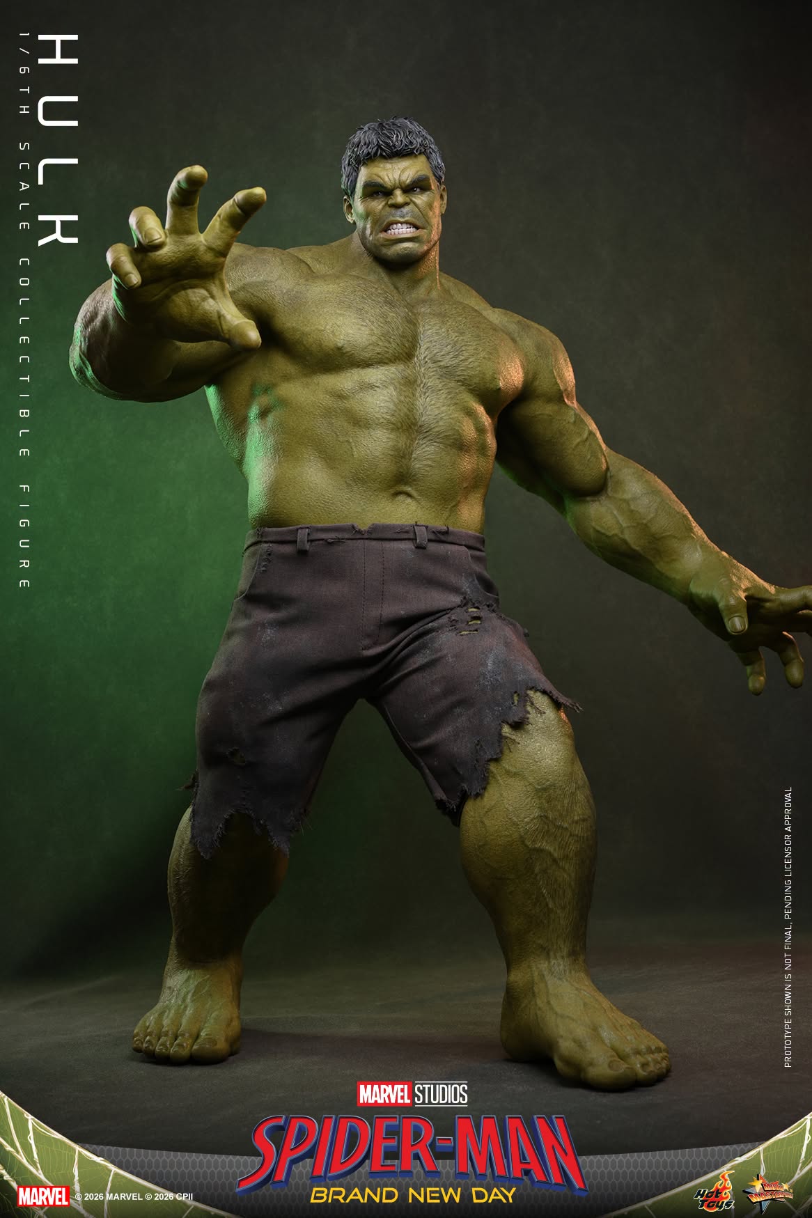 Spider-Man: Brand New Day MMS905 Hulk 1/6th Scale Collectible Figure Gallery Image 8