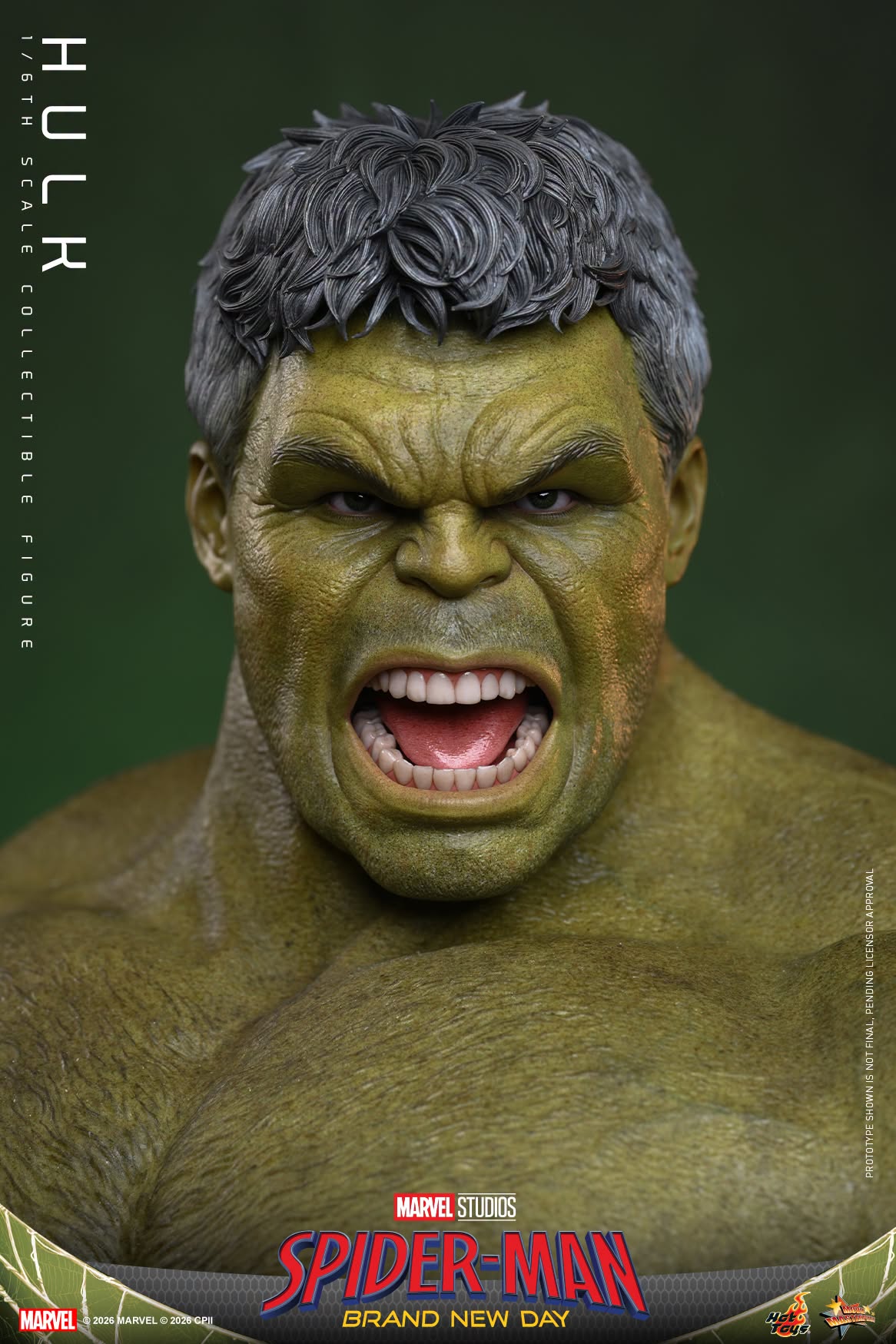 Spider-Man: Brand New Day MMS905 Hulk 1/6th Scale Collectible Figure Gallery Image 12