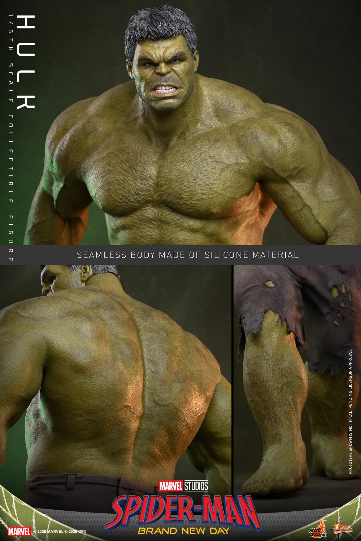 Spider-Man: Brand New Day MMS905 Hulk 1/6th Scale Collectible Figure Gallery Image 24