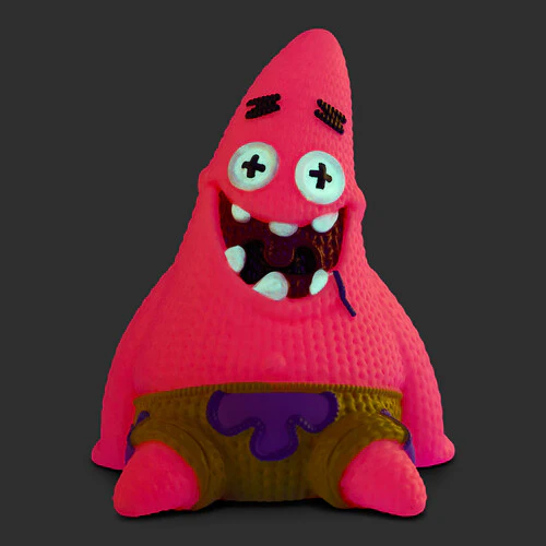 SpongeBob SquarePants Handmade by Robots #452 Patrick Star (Glow-in-the-Dark) Figure Gallery Image 3