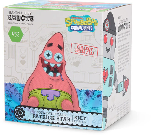 SpongeBob SquarePants Handmade by Robots #452 Patrick Star (Glow-in-the-Dark) Figure Gallery Image 8