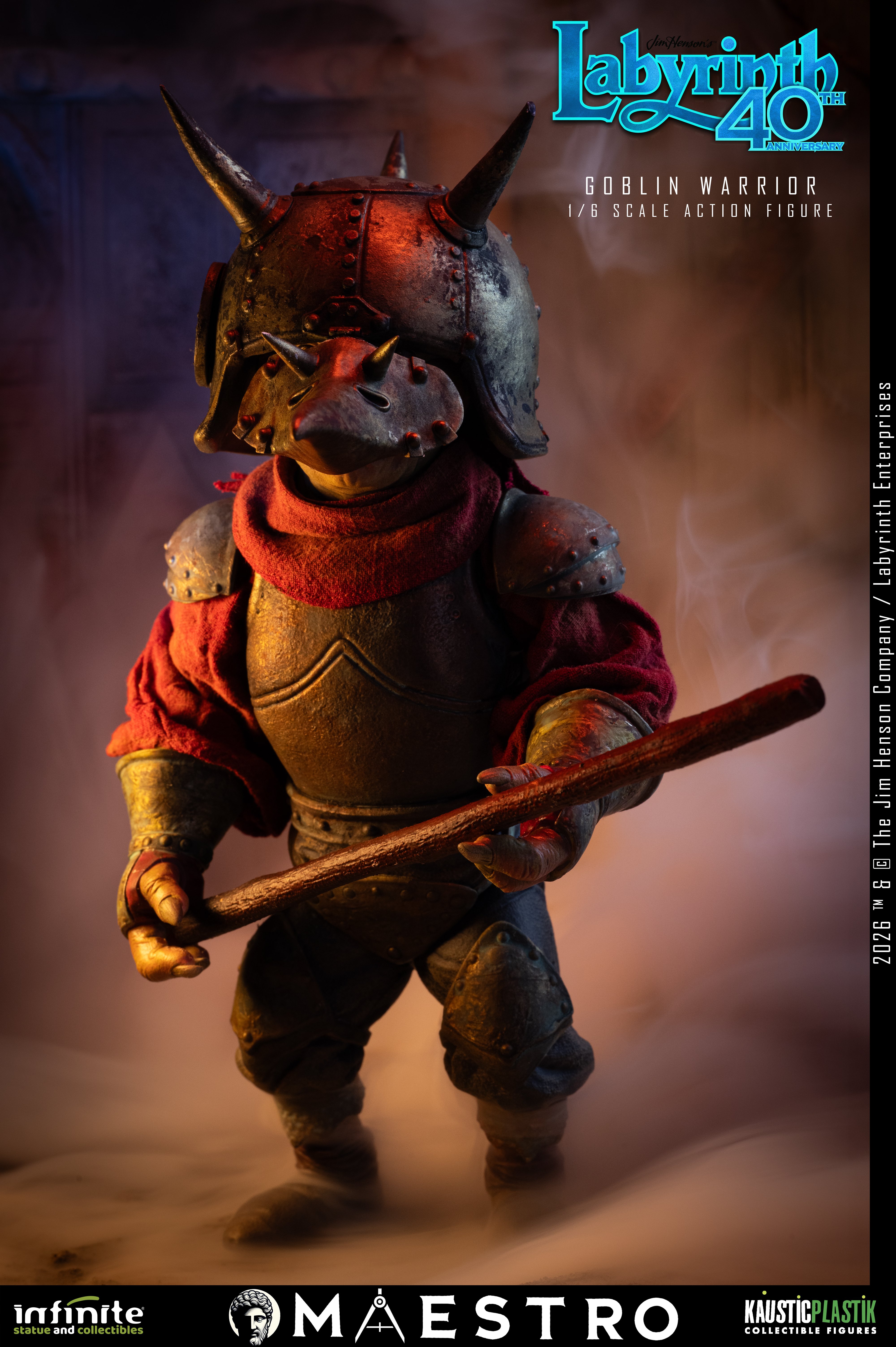 Labyrinth 40th Anniversary Goblin Warrior 1/6 Scale Action Figure