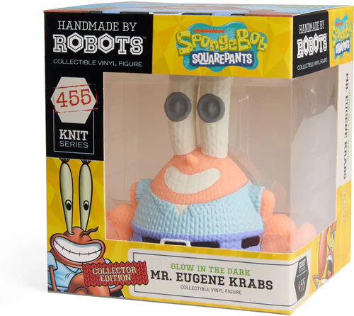 SpongeBob SquarePants Handmade by Robots #455 Mr. Eugene Krabs (Glow-in-the-Dark) Figure Gallery Image 7