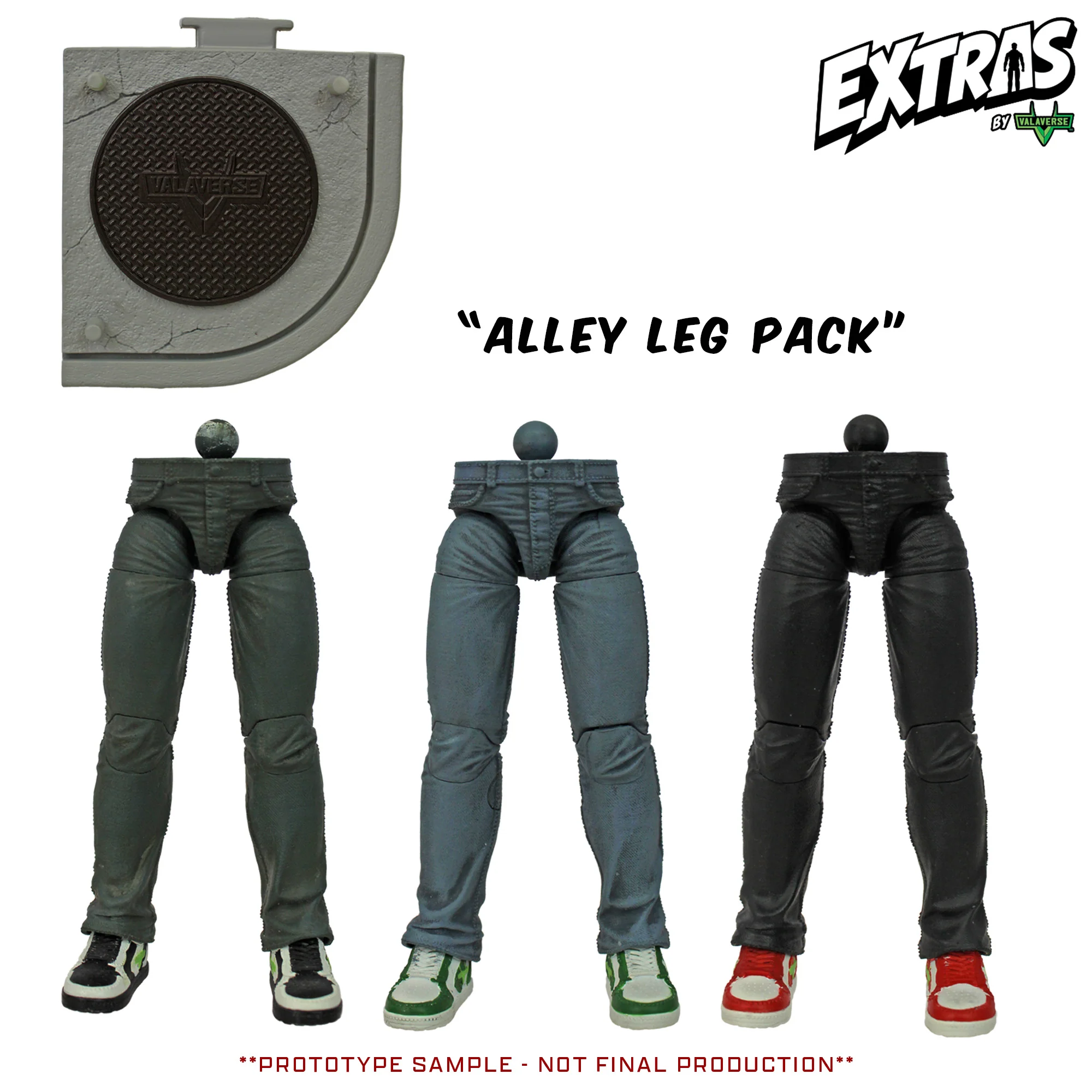 Extras Legs Pack 1/12 Scale Accessory Set Gallery Image 5